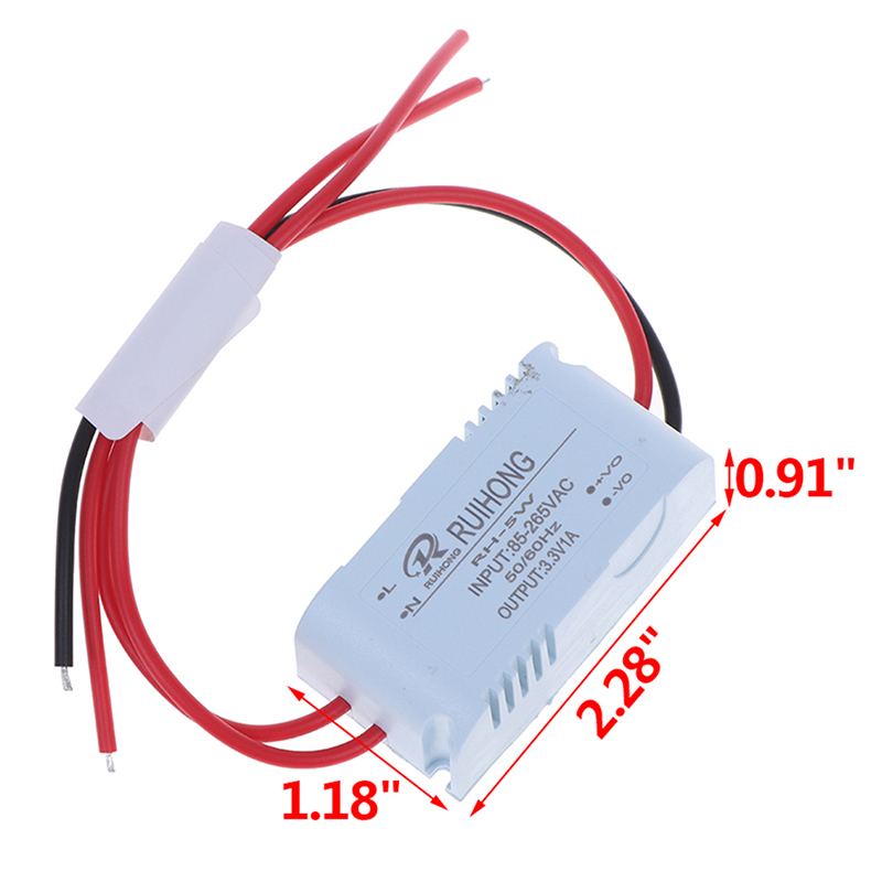 AC-DC Power Supply Module AC 1A 5W 220V to DC 3V 5V 9V 12V 15V 24V Mini Convert