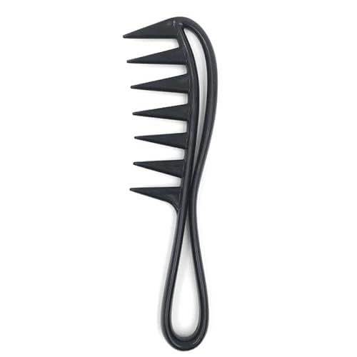 Wide Tooth Detangling Comb Shower Flexible Comb Wide Spacing Teeth Comb Anti-Static Detangling Shampoo Comb for Long, Thick, Curly, Wet, Dry and Most Hair Types