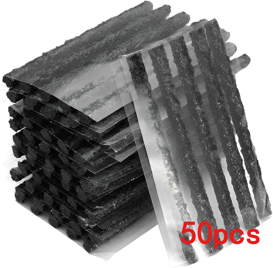 Quick Recovery Glue Strip Tyre Tools for Bike 50Pcs Puncture Repair Kit Car Tires Motorcycle Car Tubeless Repair Sealant