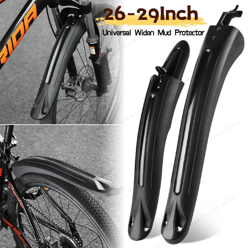 26-29inch Bike Widen Fenders Mudguard Dustproof Cycling Splash Guard Universal Bicycle Mudguard Splash Proof for Mountain Bike