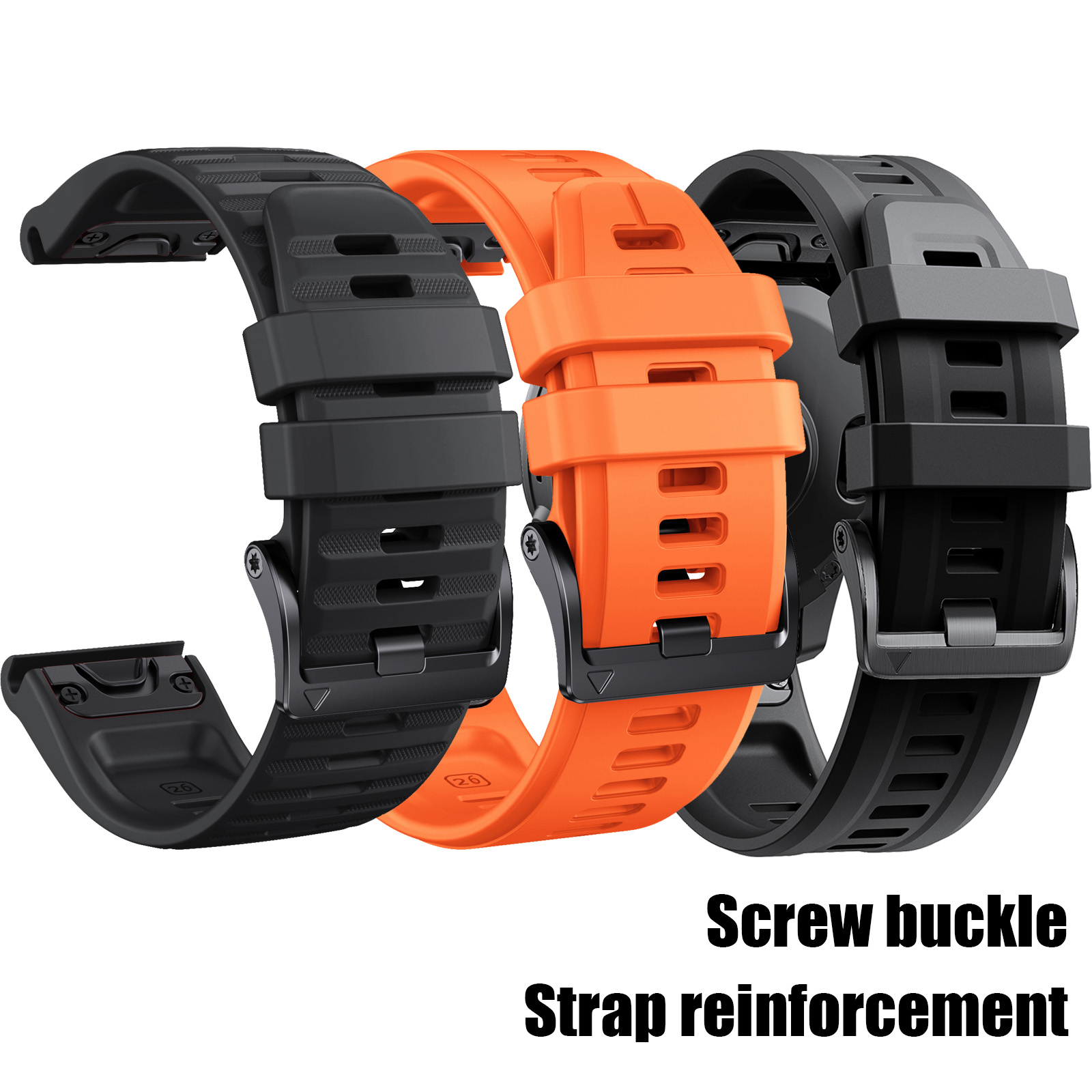 QuickFit 22MM 26MM wide Fenix 7 7X Pro 6 6X 5 5X Plus QuickFit strap instinctive 2 replacement bracelet