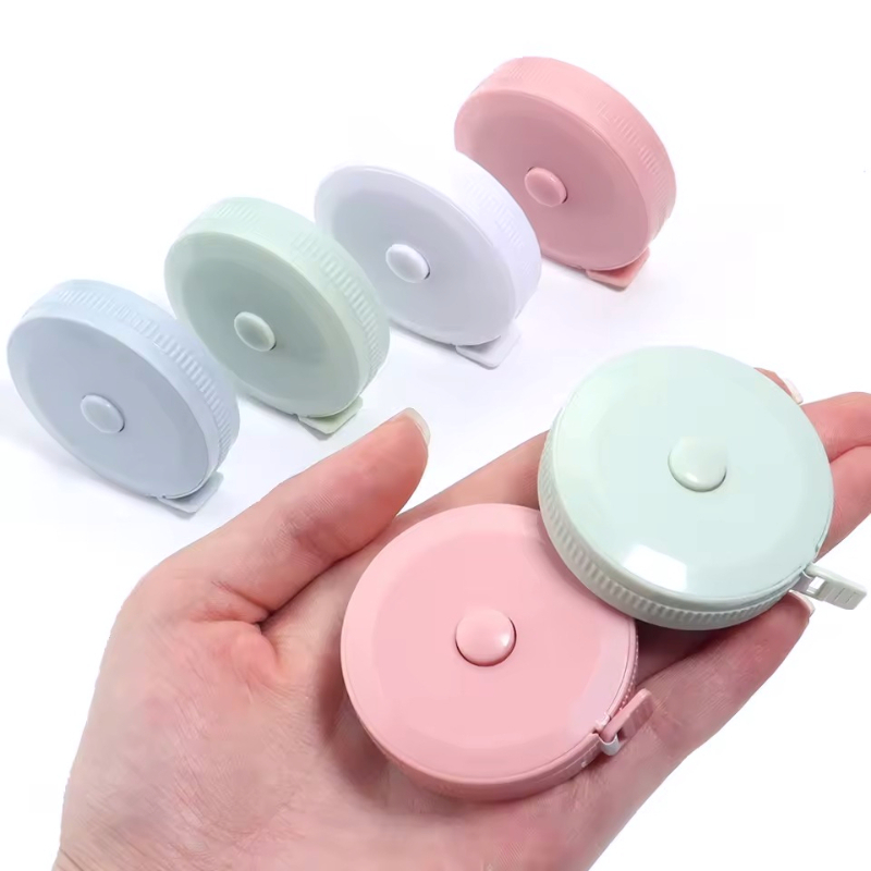 1/3/5PCS Random Color Retractable Soft Tape Measures Double-sided Measurement Tape Measures Portable Clothes Measurement