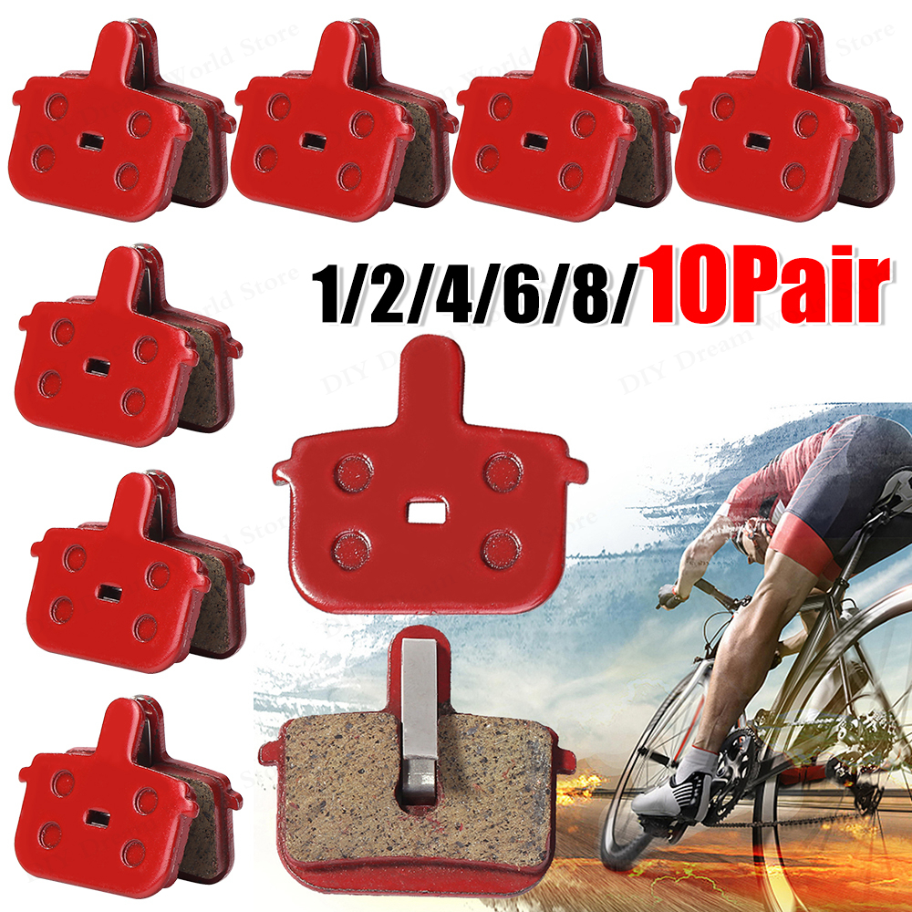 1Pair Semi-Metal Bicycle Hydraulic Disc Brake Pad MTB Mountain Bike Parts Resin Disc Brake Pad For BB5 M355 M446