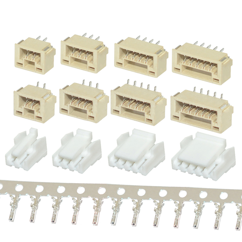 5/10sets GH1.25 GH 1.25 1.25mm with lock Connector Socket Pin Header Vertical Horizontal JST Housing Terminal 2 3 4 5 6 7 8 pin