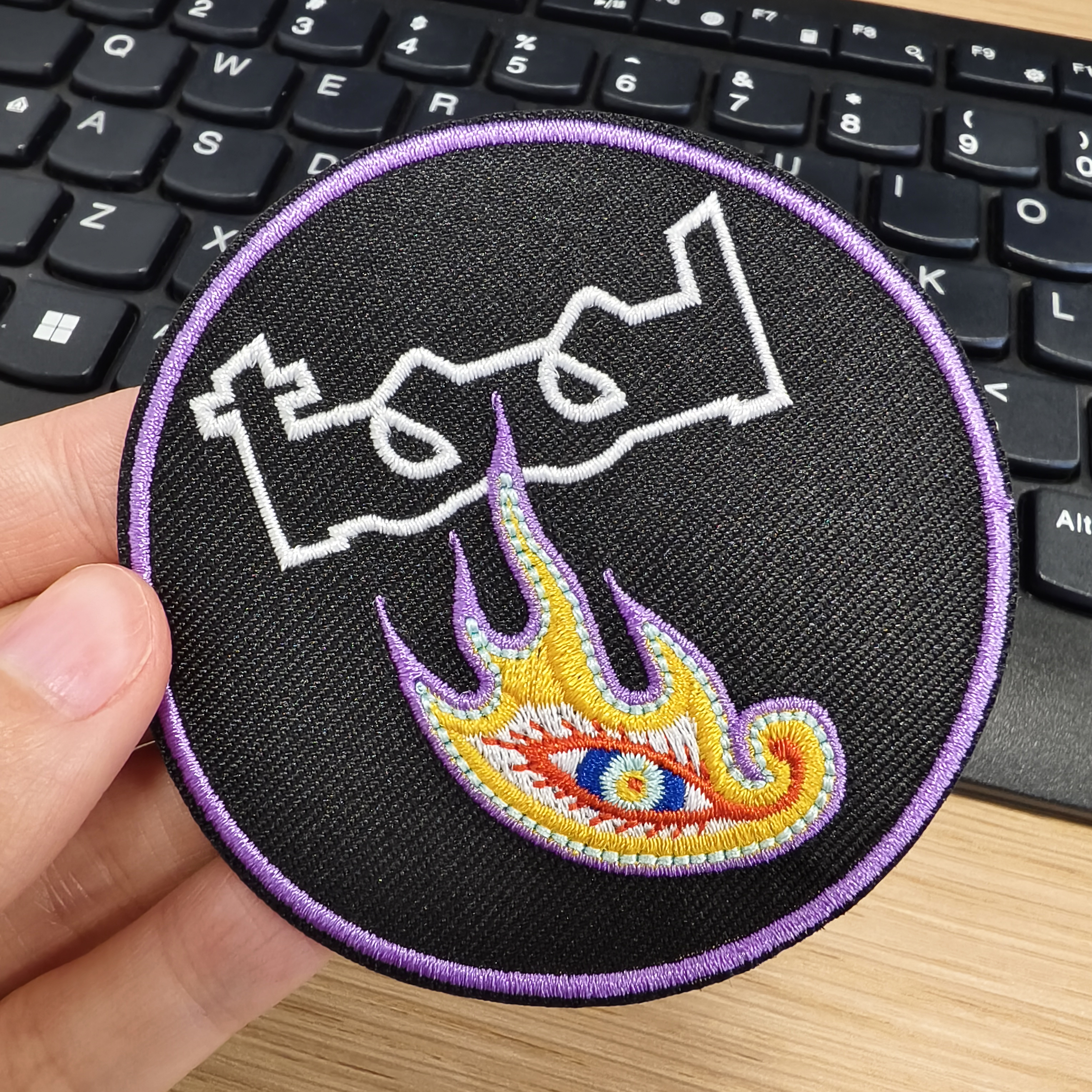 1PC Old School Embroidered Patch Hip Hop Rock Music Vintage Inspiring Badge For Clothing Jacket Bag Cap Trucker Hat DIY