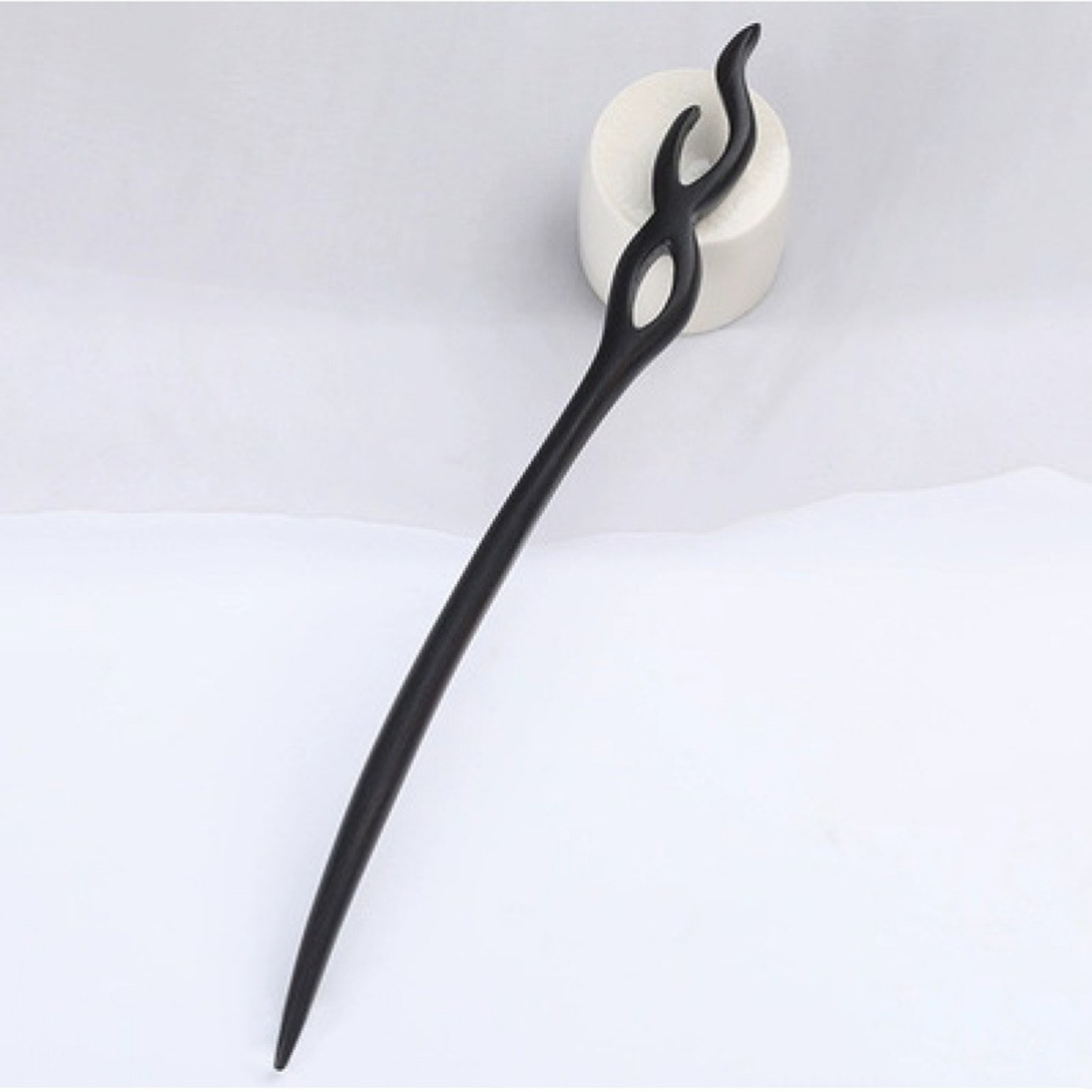 Handmade Ebony Wooden Hair Sticks Vintage Carved Design Hairpin Simple Updo Styling For Women Chinese Hanfu Hair Accessories