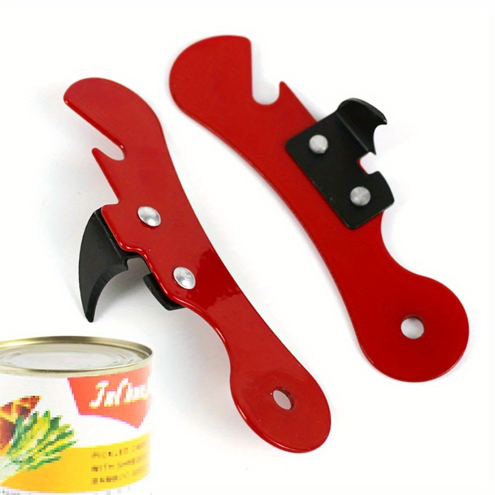 1pc Multifunctional Bottle Opener Stainless Steel Safety Side Cut Manual Can Opener Ergonomic Can Opener Accessories
