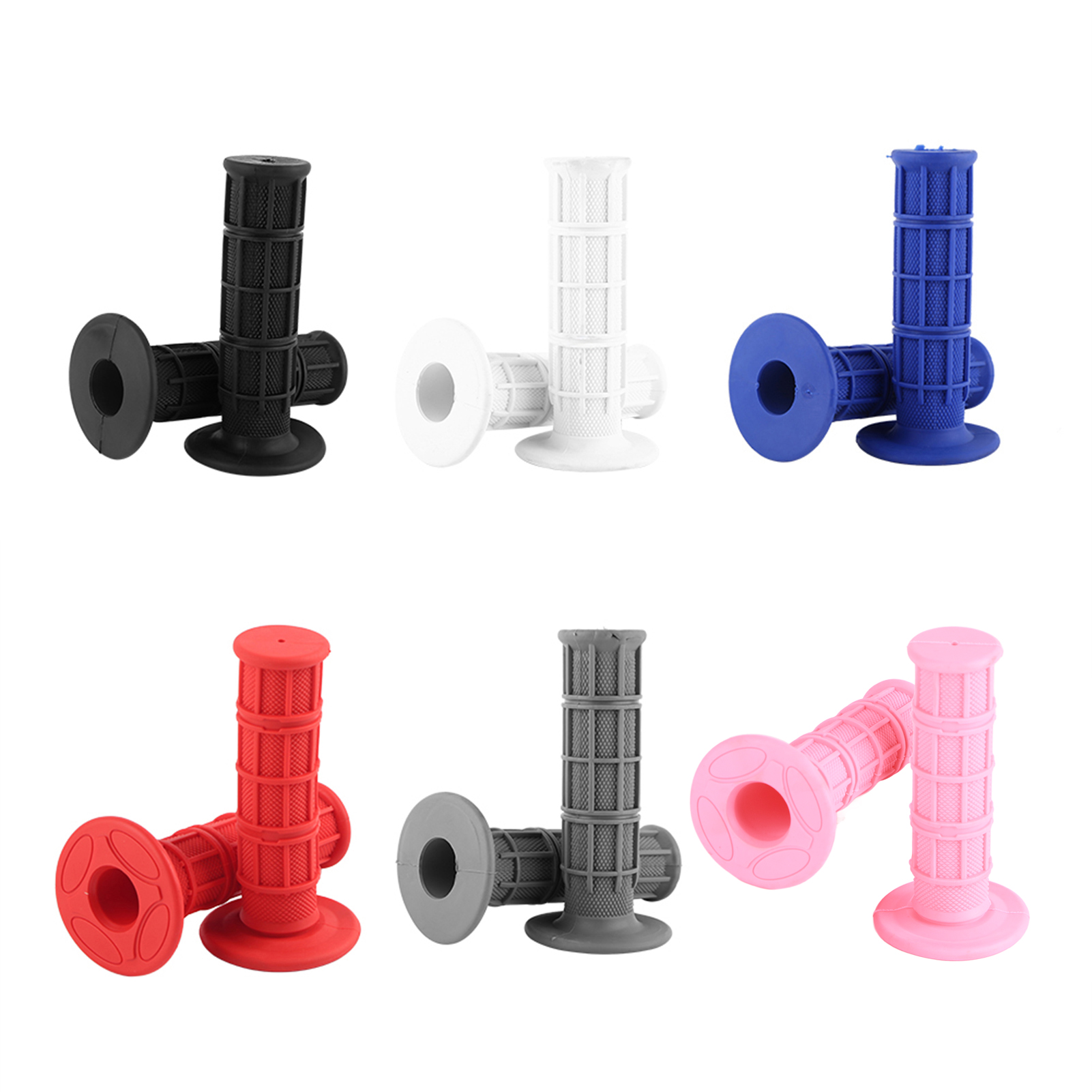 Motorcycle Handlebar Grips 1 Pair of 22/25mm 7/8" Silicone Motorcycle Handlebars Hand Grips New