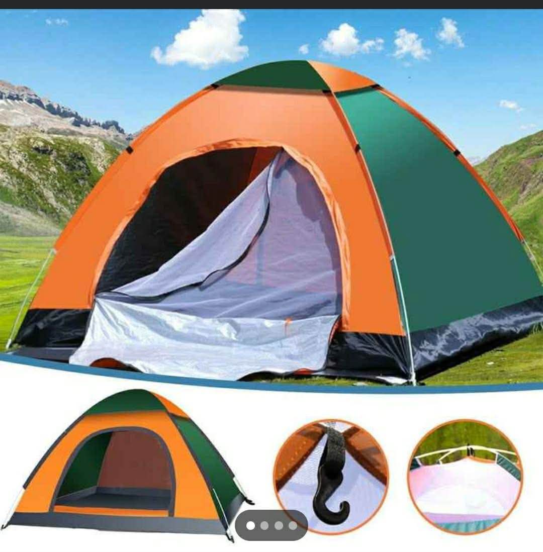 (5 Person) Waterproof Portable Dome Tent for Picnic, Hiking, Camping - Polyester Terylene Cloth with Bag