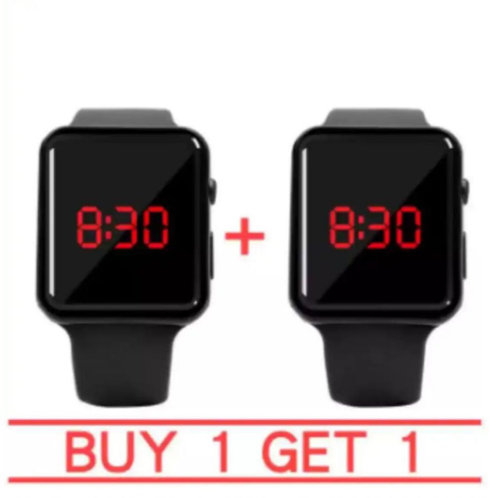 Watch Sports Watch - Children's LED Digital Bracelet Watch - Black | Fashion Silicone Strap Sports