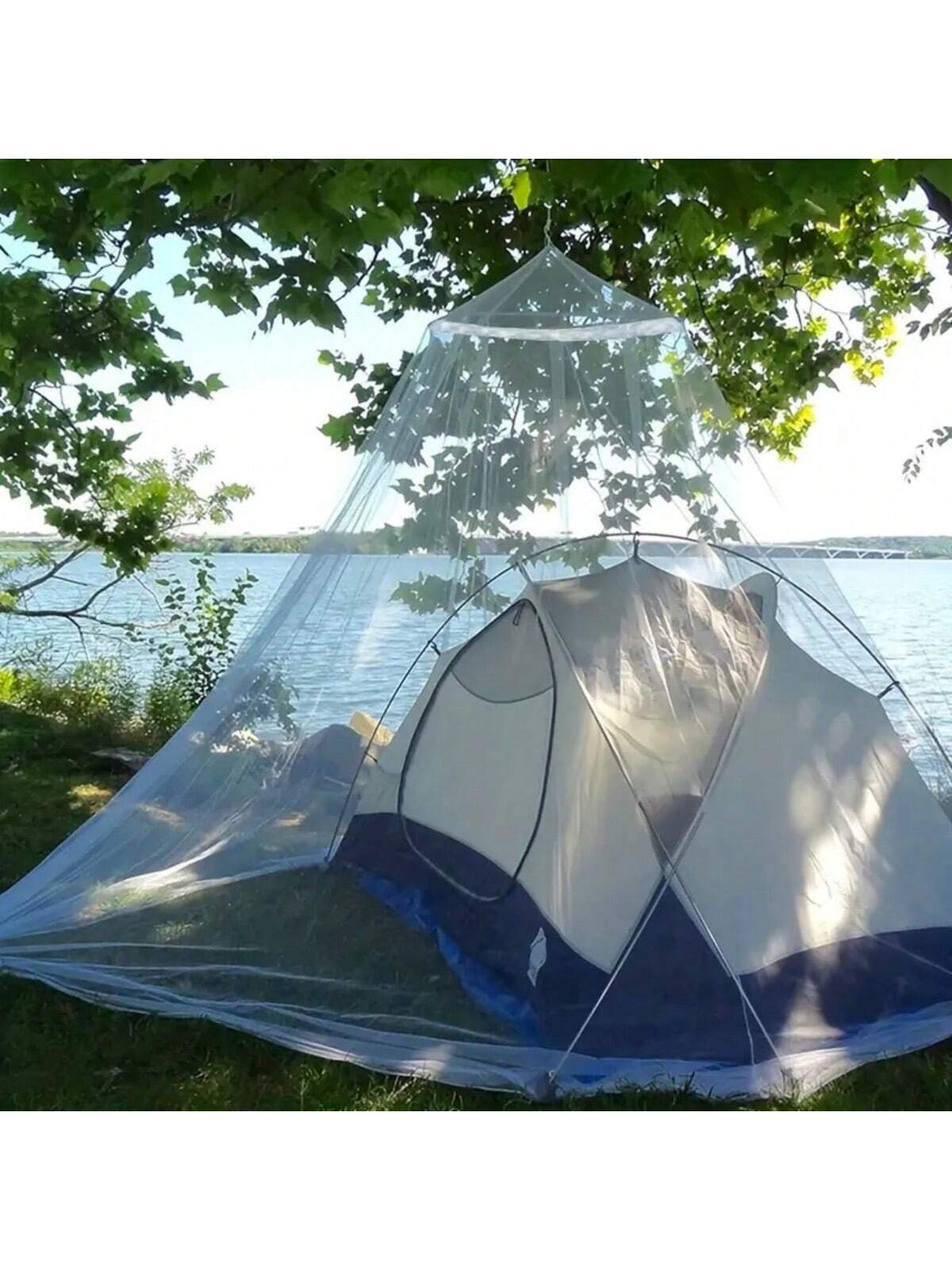 Encrypted Dome Mosquito Net Bed Canopy Hanging Insect Protection Tent for Bedroom Camping Summer Use
