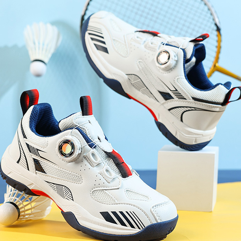 Men Women Mesh Tennis Shoes Non-slip Pickleball Sports Shoes Lightweight Badminton Sneakers Breathable Athletic Training Shoes