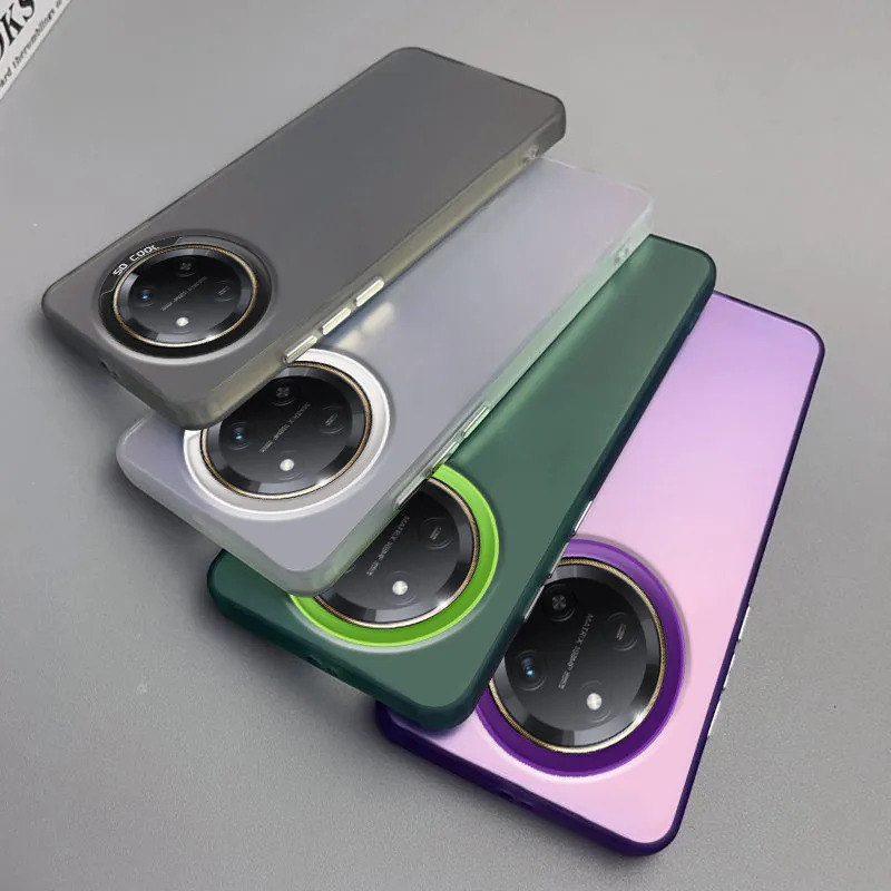 Phone Cases For Huawei Honor X9C 5G Case For Magic7 Lite Magic7Lite BRP-NX1 Matte Laser Colorful Bumper Armor Shockproof Cover