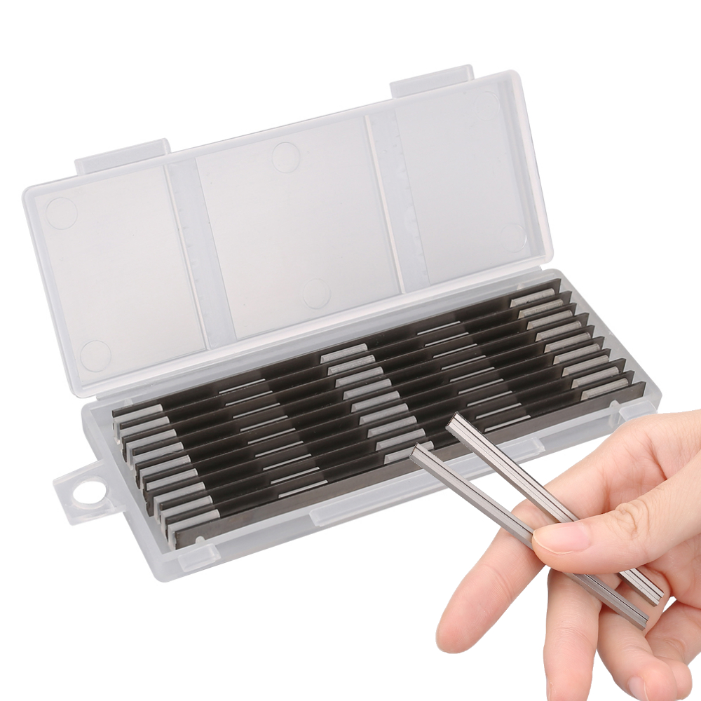 3-1/4 Inch Planer Blades 10 Pack 82mm Planer Blades Replacement for Bosch Makita DeWalt Ryobi Craftsman Hand Portable Planers