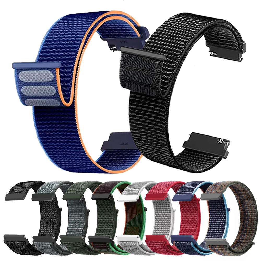 22mm Nylon Loop Soft Strap For SUUNTO RACE 2/S VERTICAL OCEAN RUN Sports Bracelet For Watch 5 2 Pro Replacement Watchband