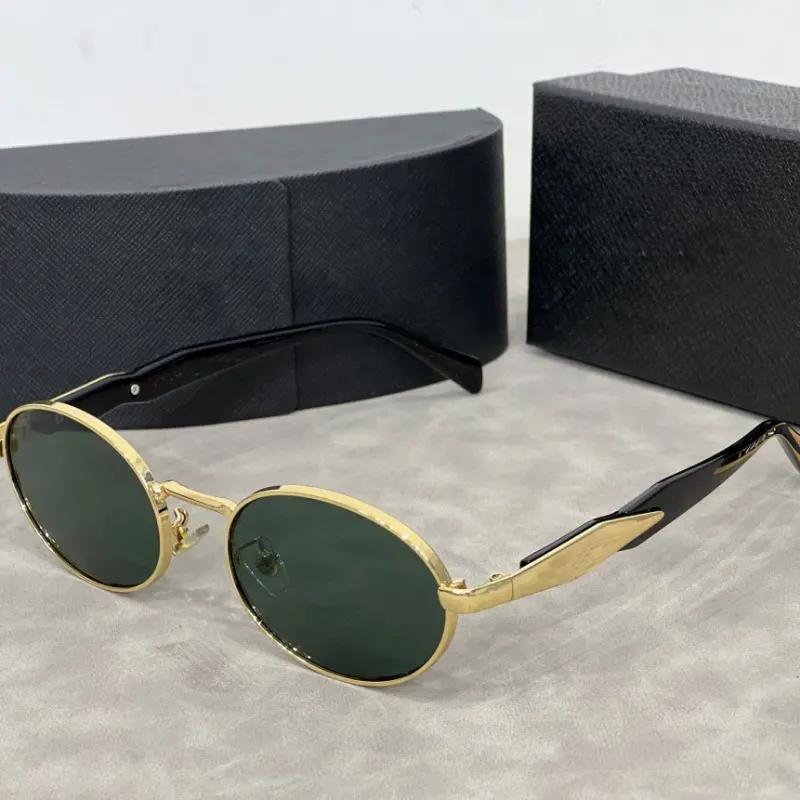 Retro Fashion Metal Round Frame Sunglasses Unisex Street Snap Slimming Large Face Women's Men's Popular Sun Glasses