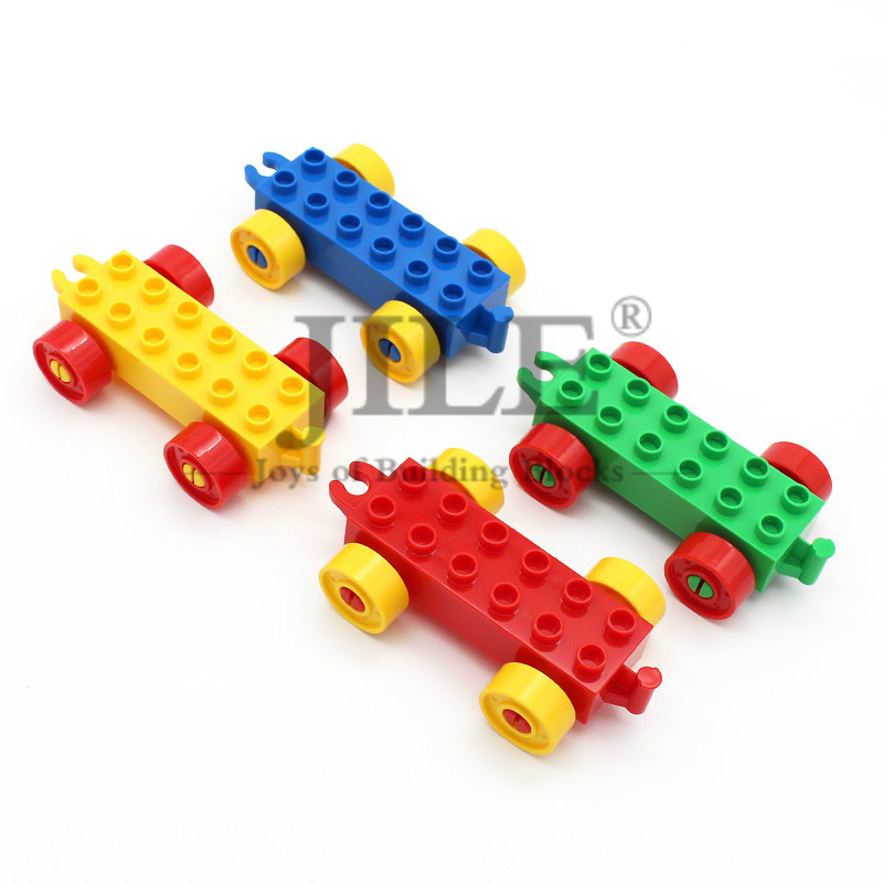MOC Large Building Blocks Model Traffic Vehicles Compatible Car Big Size Bricks Educational Creative Toys for Children Kids