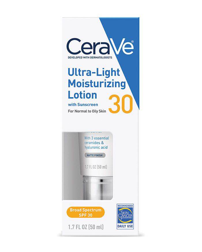 Ultra-Light Moisturizing Lotion With SPF 30 For Normal To Oily Skin 50ml