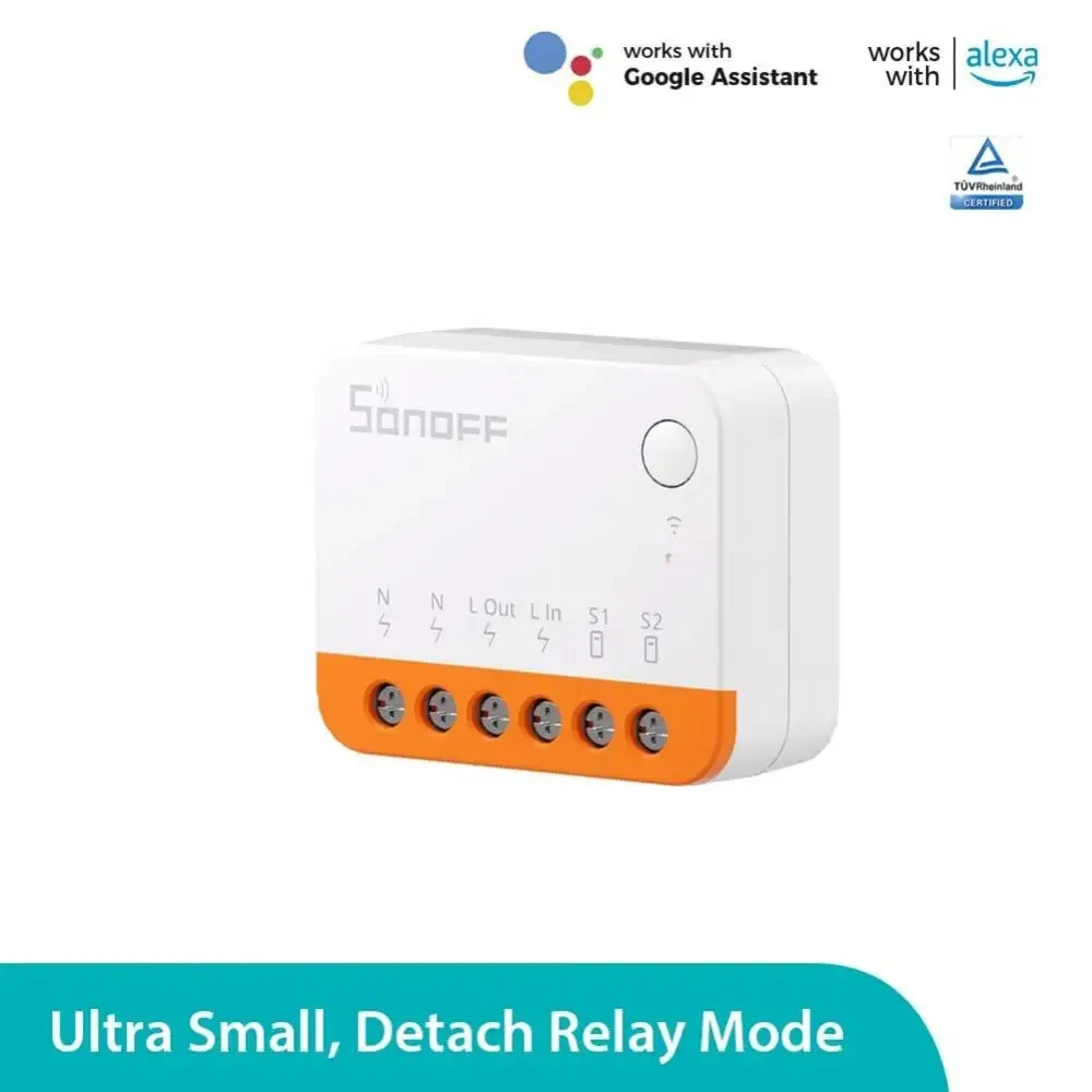 Sonoff Mini R4 WiFi Smart Home Light Switch Sonoff Mini R4 Extreme Matter Relay Work with Alexa Home Homekit