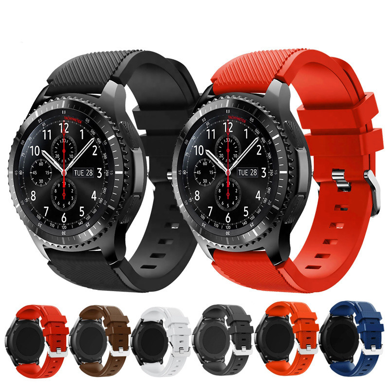 20mm 22mm Watch Strap For Samsung Galaxy Watch 6 5 4 Sport Silicone Watchband for Huawei Watch GT5/GT3 42mm 46mm Wrist Bracelet