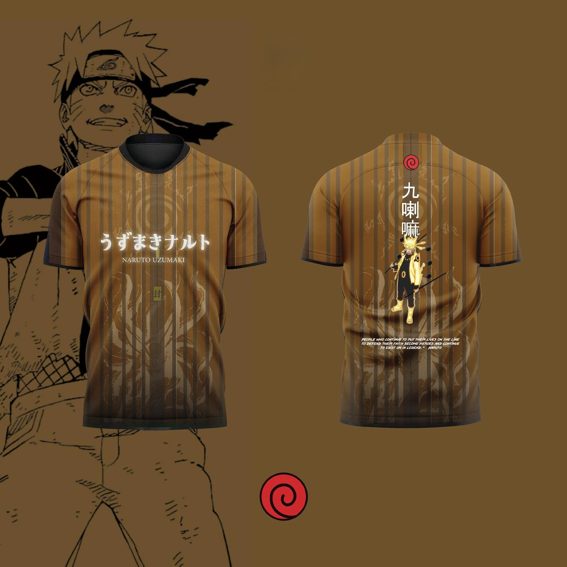 2026 Summer Bandai NARUTO Anime NARUTO UZUMAKI 3D Print Football Jersey for Men's Tshirt Summer Sports Casual Tees Kids/