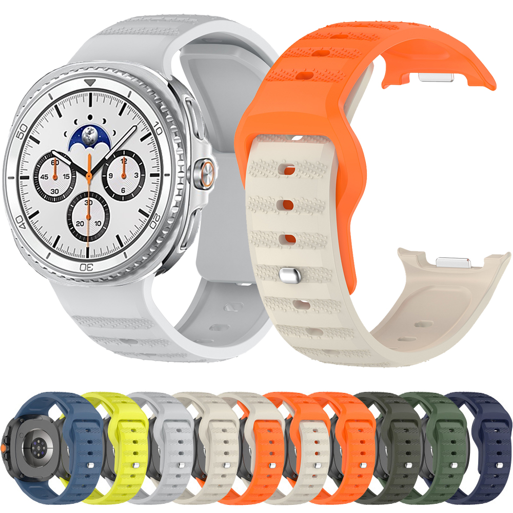Official Sports Silicone Strap for Watch 8 40mm 44mm Breathable Bracelet Watch 8 Classic 46mm Band Correa