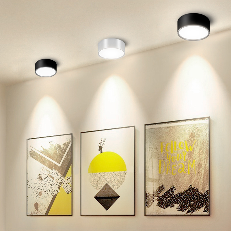 Downlight Spot Light Down Light Led 220v Fixture Ceiling Lamp House Dimming Living 3 Colour Bedroom Chandelier Spotlight LED