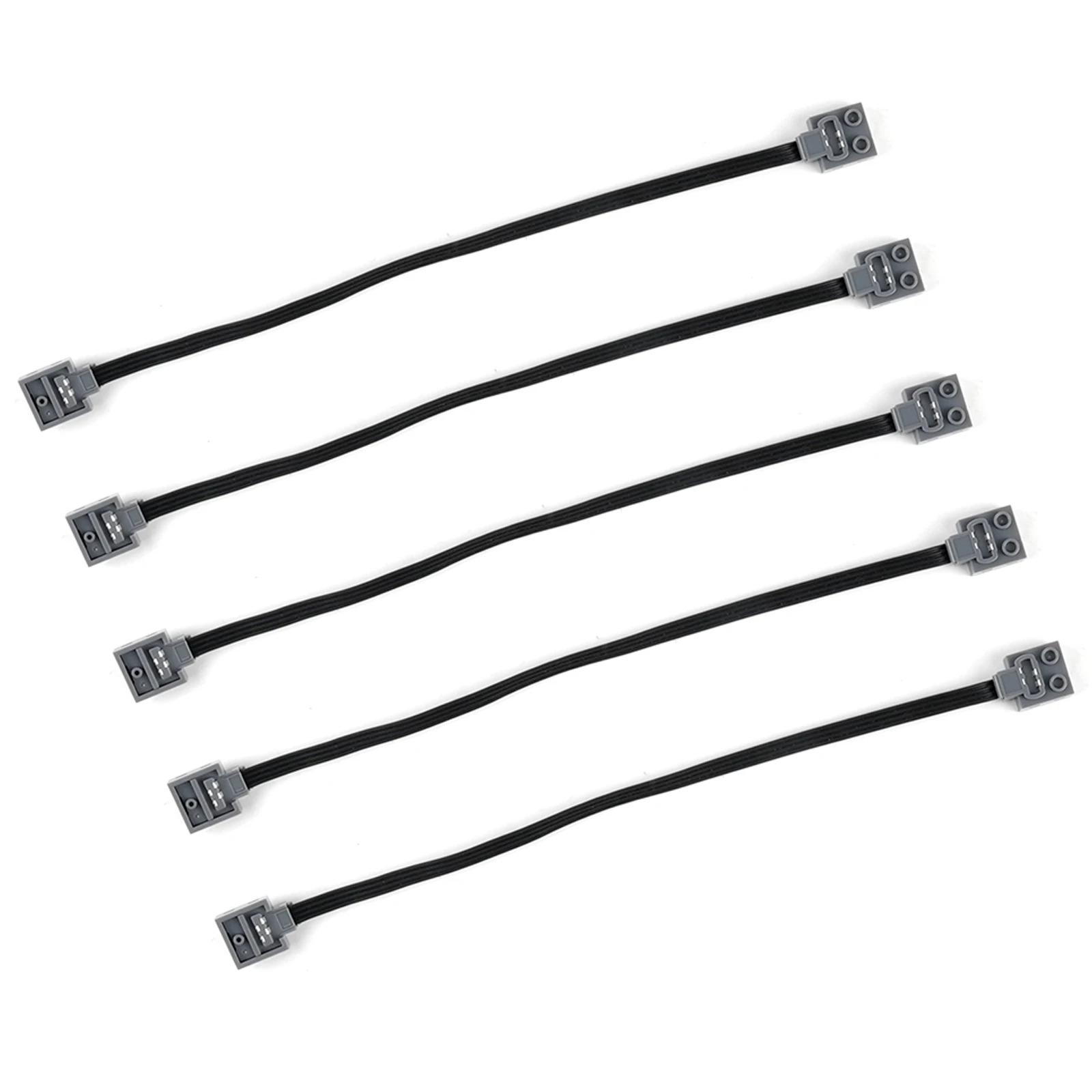 5/10PCS Legoeds Power Extension Wire 25/50cm for Motors 8886/8871/8870 LED Light Compatible with Technical MOC