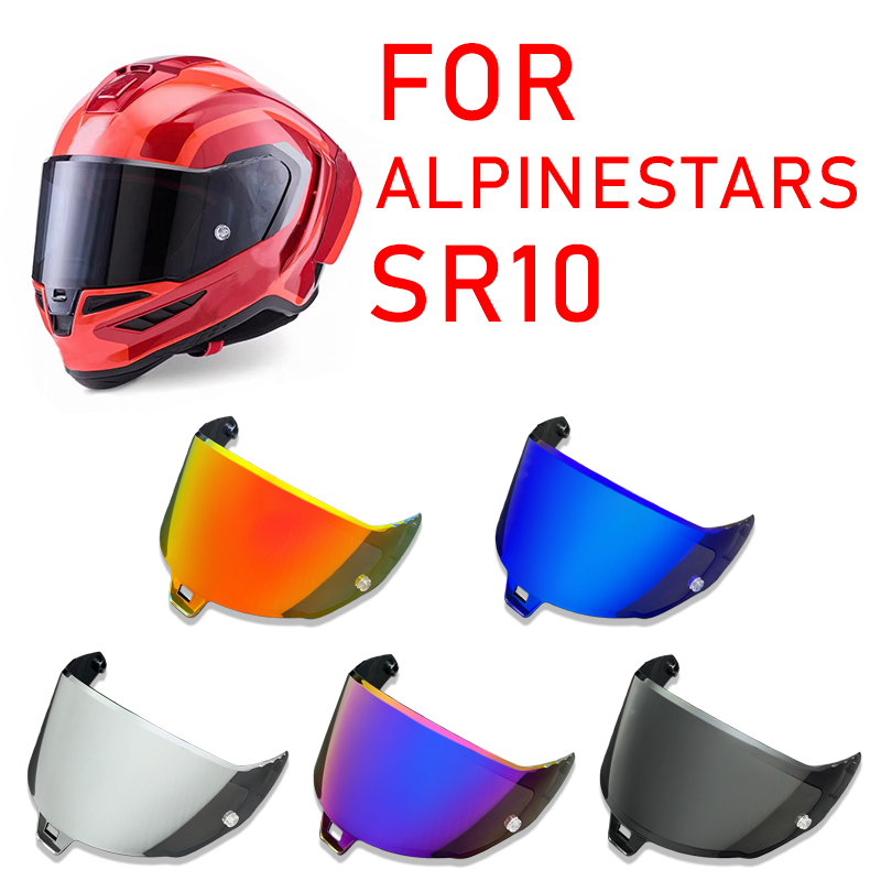 Helmet Accessories Color Changing Anti-UV Helmet Visor R10 Helmet Replacement Accessories Suitable for Alpinestars Supertech