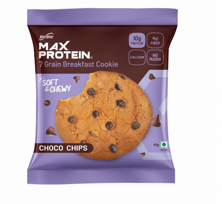 RiteBite Max Protein Cookies Choco Chips - 55g