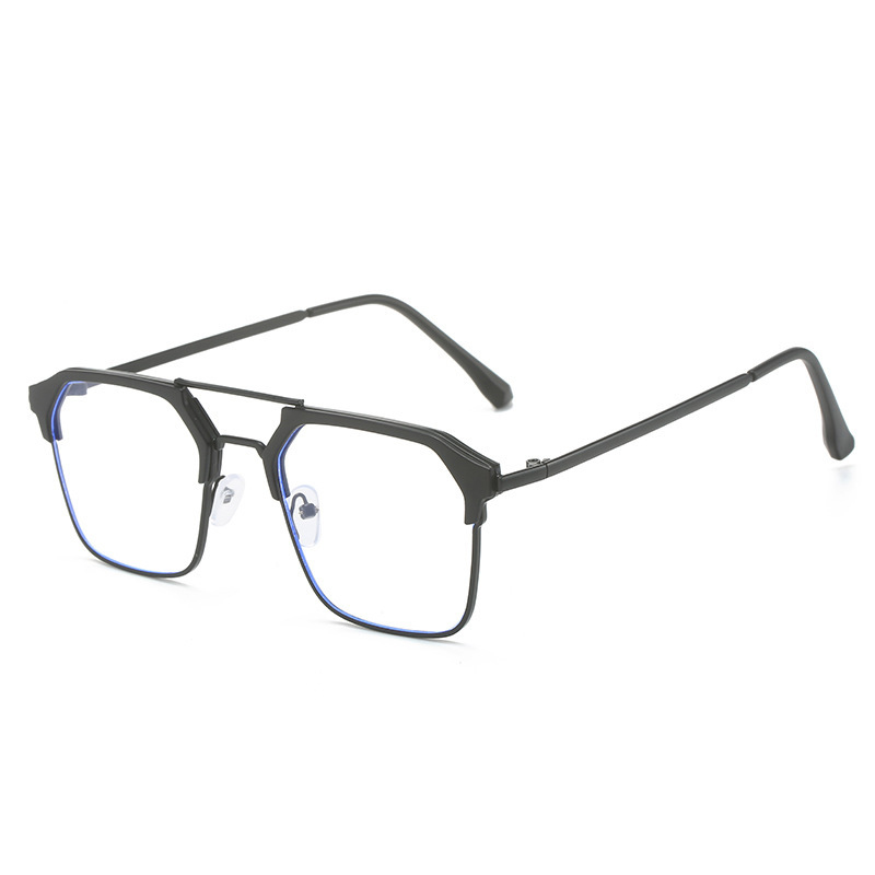 Fashion Square Photochromic Glasses Man Luxury Anti Blue Light Glasses Classic Color Changing Eyewear man Metal Frame Bles Online DZ-22A-06