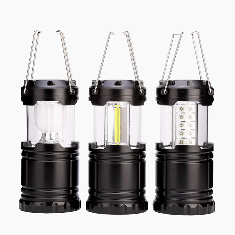 LED Hight power White Outdoor Camping Lamp Portable Stretch Camping Lamp Portable Tent Pull Lantern Emergency Light