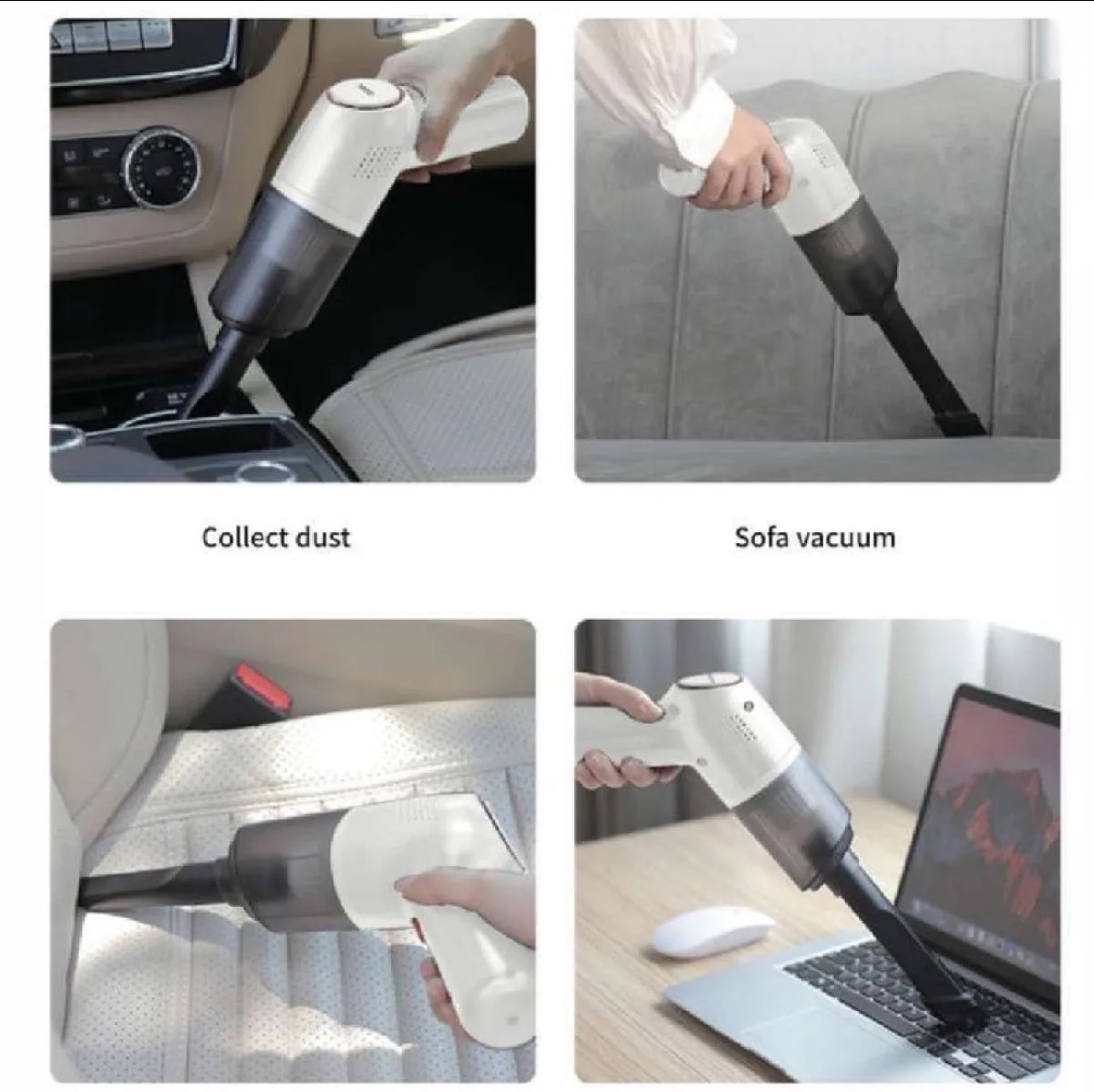 Portable vacuum cleaner best for indoor and outdoor use / rechargeable