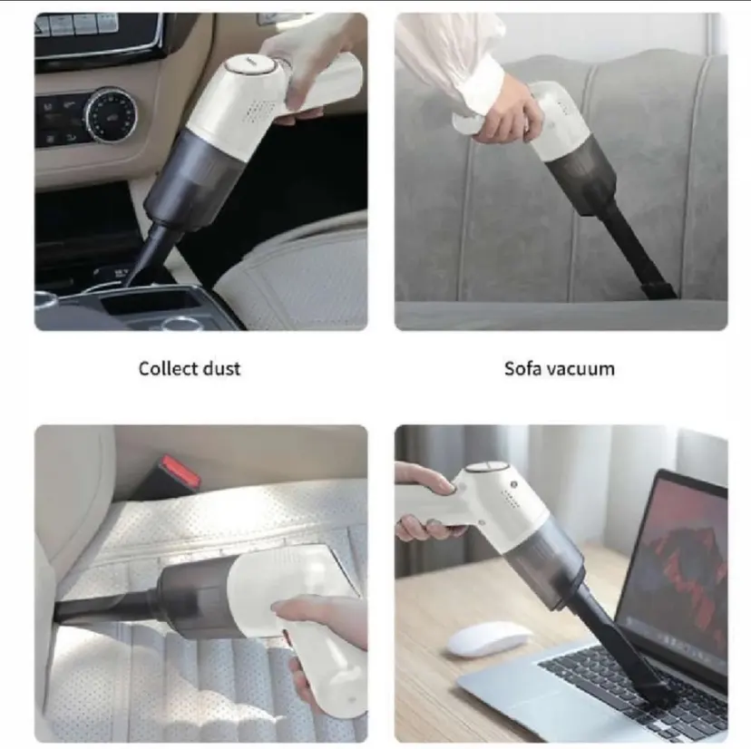 Portable vacuum cleaner best for indoor and outdoor use / rechargeable