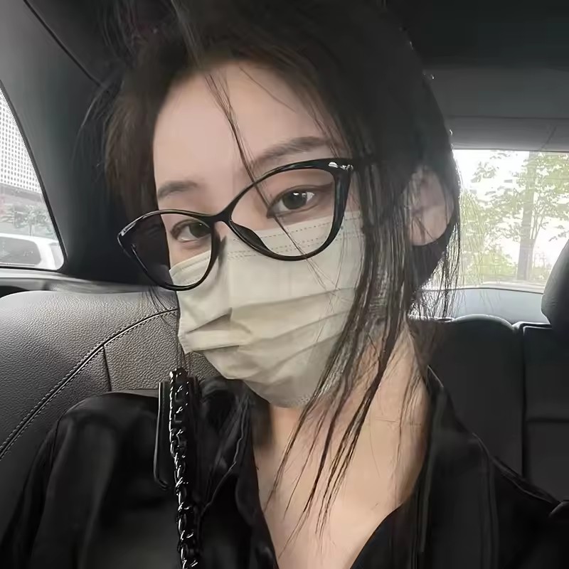 4 PCS Cat Eye Glasses Frame for Women Large Oversized Anti Blue Light Eyewear Vintage Fashion Optical Frames Prescription Ready