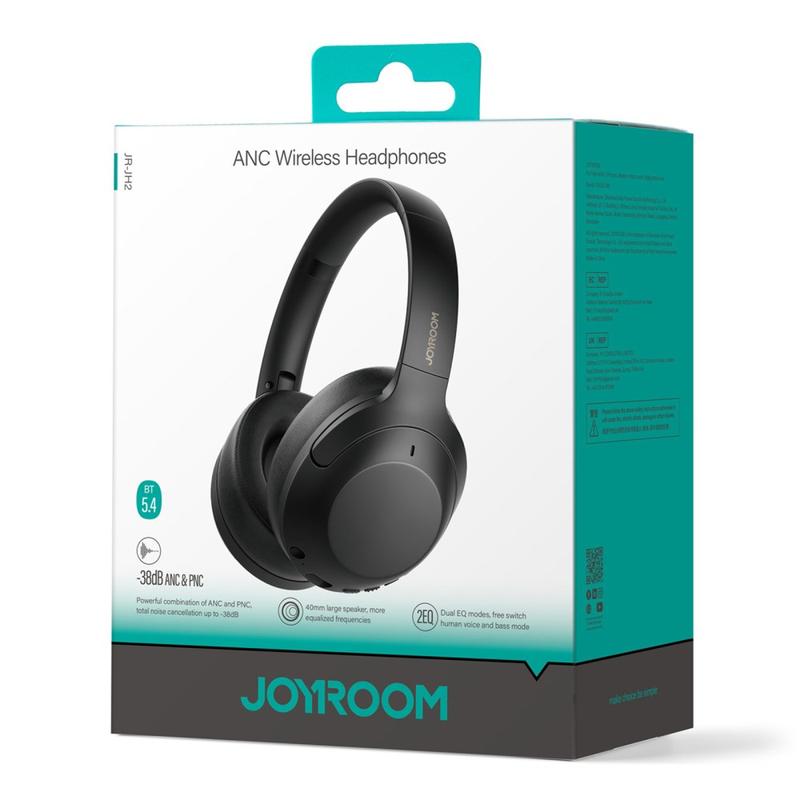 Joyroom JR-QH1 Wireless Bluetooth Headphones 🎧 (BT 5.4, 10 h battery, 40 mm mega bass)