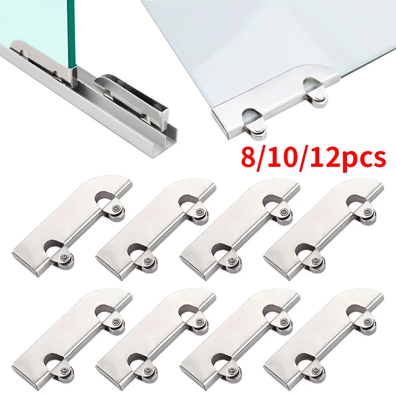 8/10/12pcs Pulley, Small-Scale Glass Sliding Door, Mobile Roller Pulley, Hardware Accessory Clamp Wheel