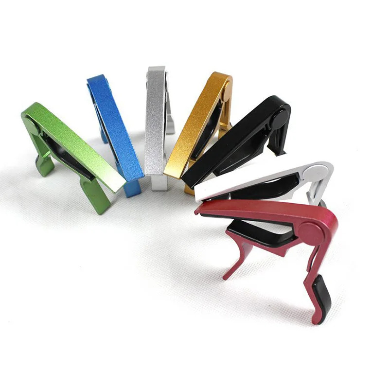 1/3pcs High Quality Aluminium Alloy Silver Quick Change Clamp Key Acoustic Classic Guitar Capo for Tone Adjusting Guitar