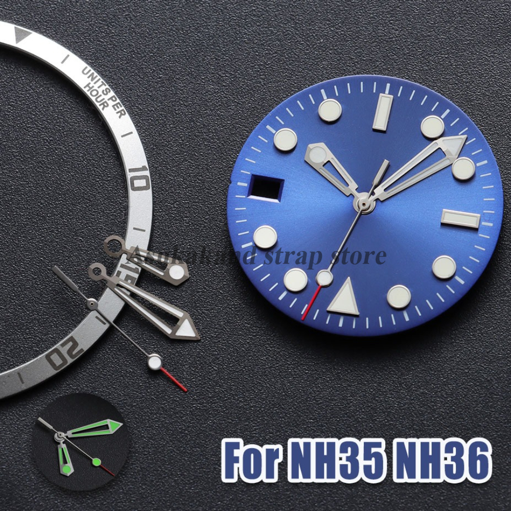 For Seamaster 300 NH35 Movement Pointer Mechanical Watch Modification for NH36 Diving Luminous Watch Hands Accessories
