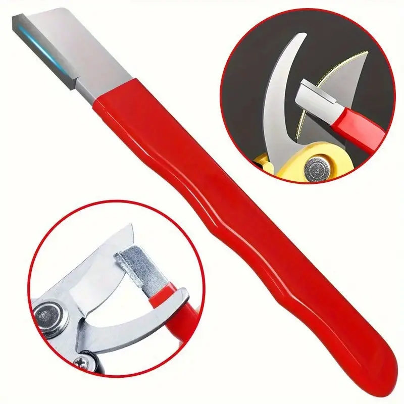 1 PC Sharpener Garden Shears Messy Knife Open Blade Electric Pruning Shaper Tree Fruit Scissors Repair Sharpening Stones pen gpt