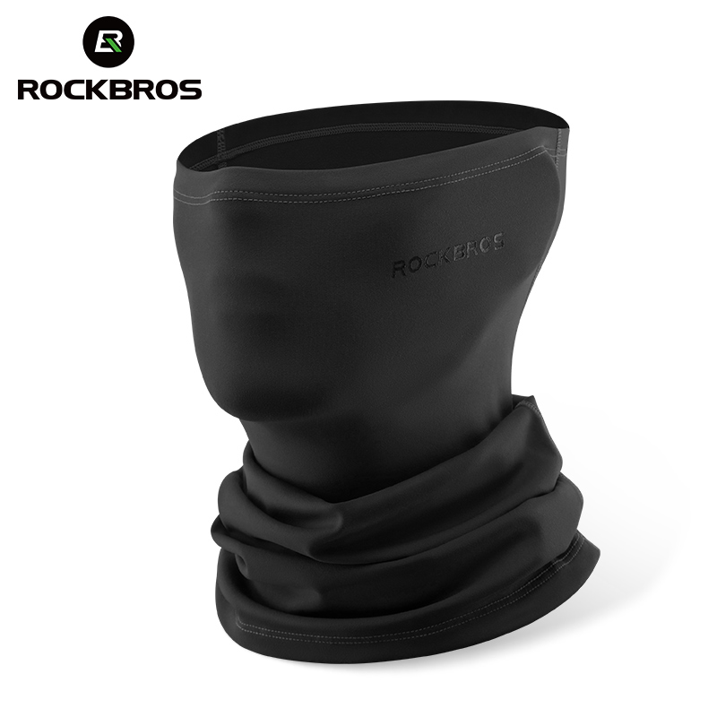 ROCKBROS Cycling Masks Headwear Windproof Autumn/Winter Warmth Face Scarf Full Coverage Extended Design Fleece Lining Mask