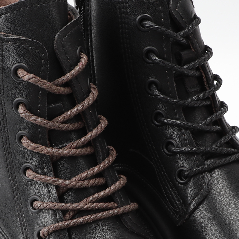 1Pair Round Shoelaces Leather Shoe laces Waterproof Waxed Cotton Shoelace Oxford Boots Laces Shoes accesories 70/90/120/150cm