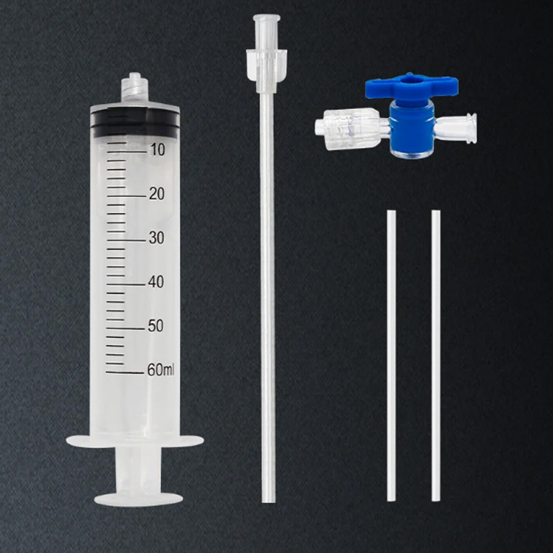 Bicycle Tubeless Tire Liquid Injection Tool 60ml Tire Tubeless Sealant Injector Oil Mineral Change Tool For Bike Repair Tools