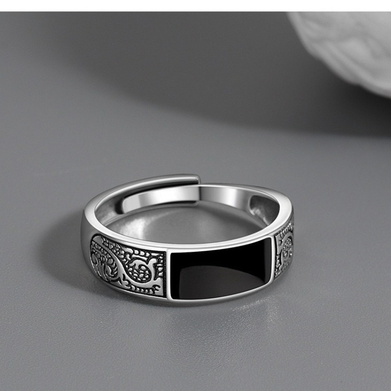 925 Sterling Silver Ring Vintage for Women Cassic Wedding Jewelry Engagement Bands Fine Party High Quality