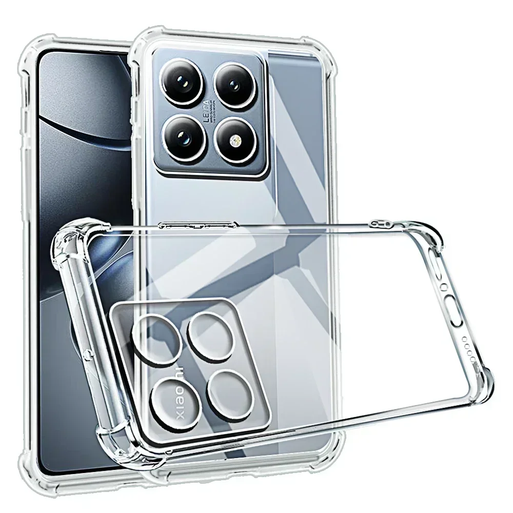 Shockproof Phone Case for 14Tpro 13T 12T 11T 14T Pro Transparent Clear Silicone Soft TPU 14 13 12 11 T T14 Back Cover