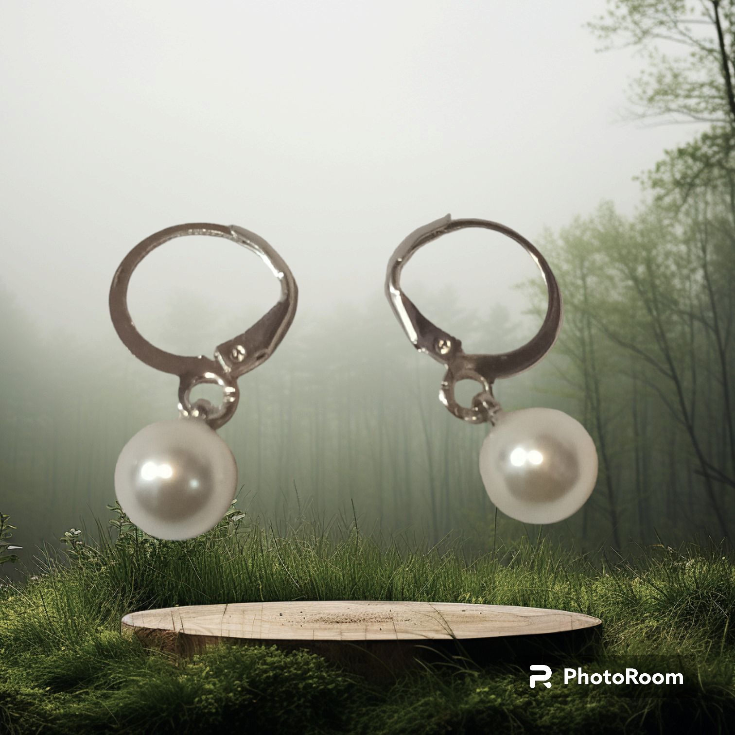Water Shape Pearl Drop Dangle Earrings For Women