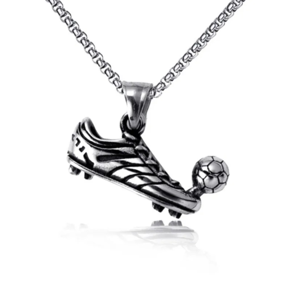 Sports shoes, football necklace jewelry, men's necklace pendant