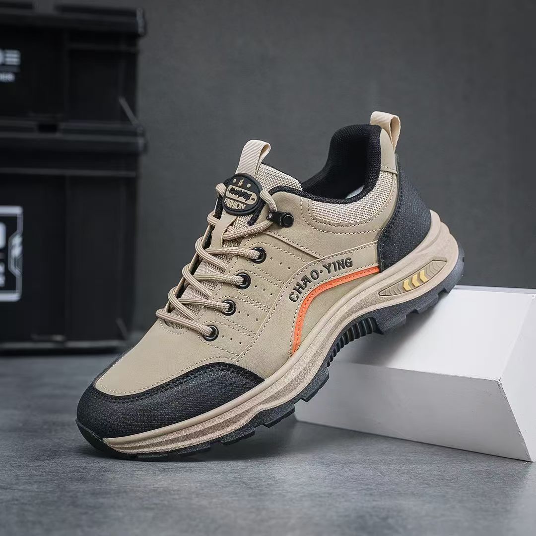 2026 New Mens Shoes Fashion Outdoor Sports Sneakers Comfortable Simple Casual Hiking Shoes Wholesale