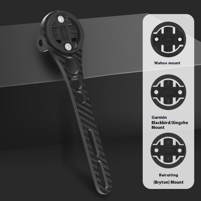 NPY Bicycle Carbon Fiber Meter Stand Road Mountain Bike Multi-Function Extension Frame Cycling Meter Stand Bicycle Accessories