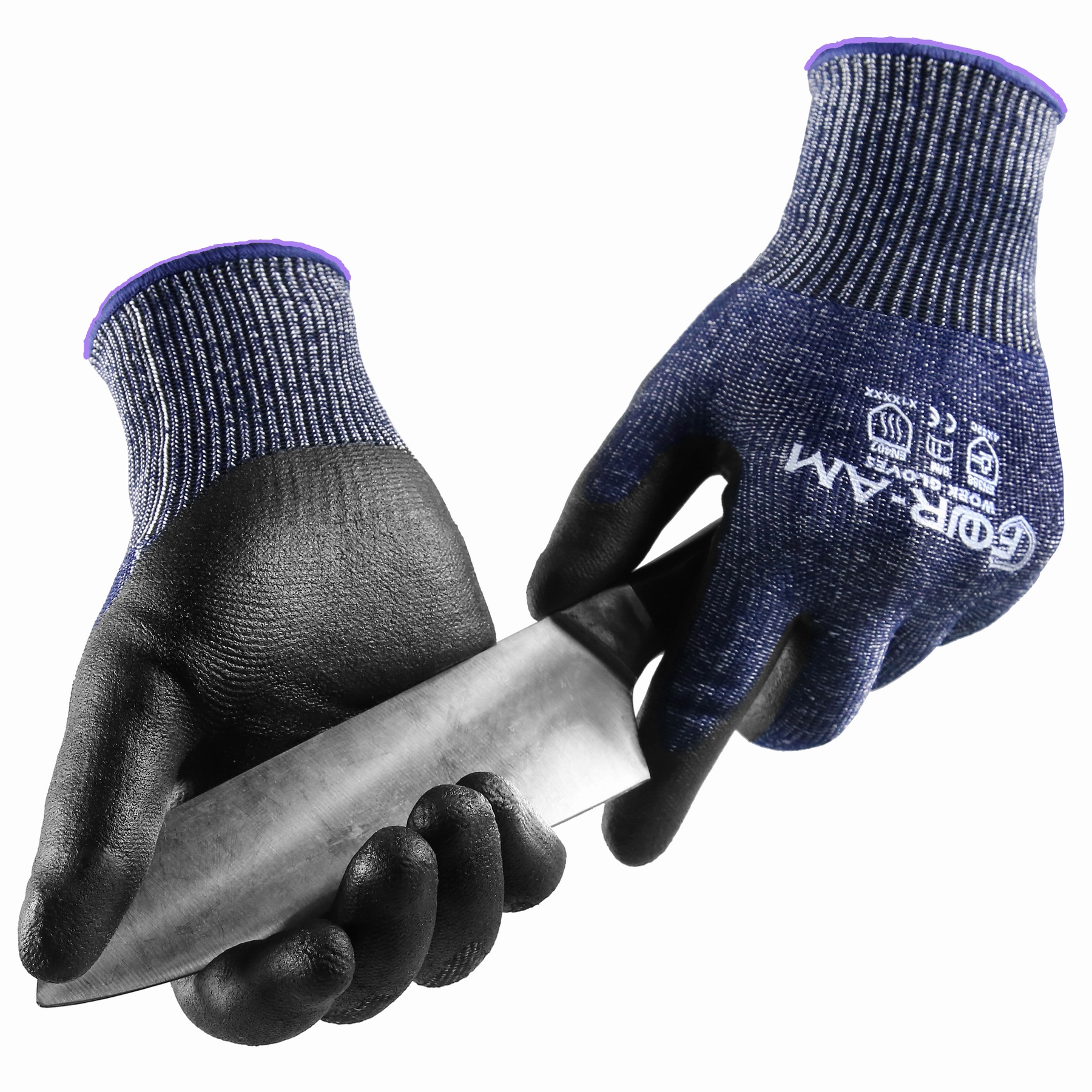 1/3 Pairs High-End Cut-Resistant Car Repair Work Gloves Stylish, Unisex for Daily Use & Automotive Maintenance